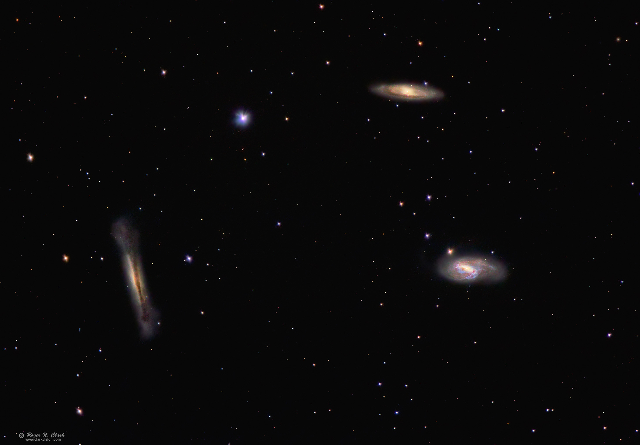 image m65-m66-ngc3628-av93-44.5min-rthf-dss-c01-15-2024-i-c1-0.6sw.jpg is Copyrighted by Roger N. Clark, www.clarkvision.com