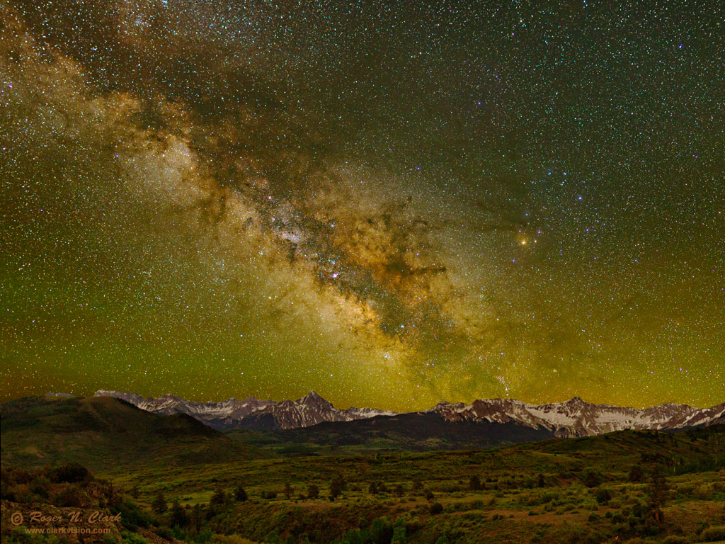 image milky.way.over.san.juans.c06.06.2013.C45I2966-76.h-1024.jpg is Copyrighted by Roger N. Clark, www.clarkvision.com